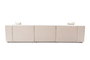 Atelier Del Sofa Sofá de 3 Plazas Lora - Marrón Claro | 303x108x65 cm
